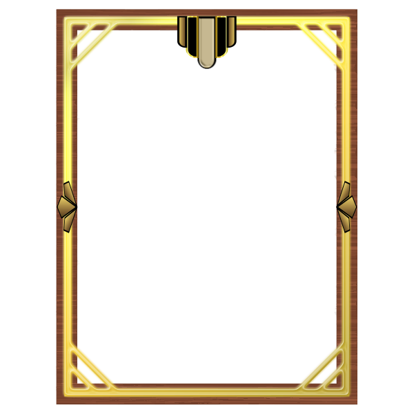 Simple decorative frame