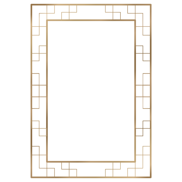 Art Deco Border 7 (A4 size)