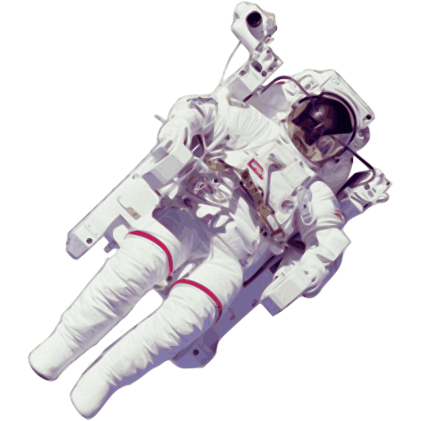 Astronaut vector drawing