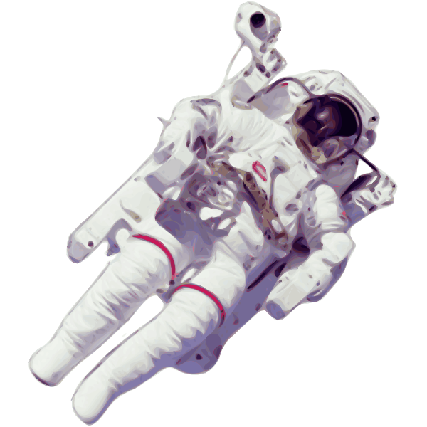 Csmonaut vector image