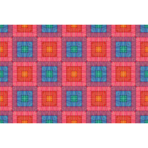 Colorful squares pattern