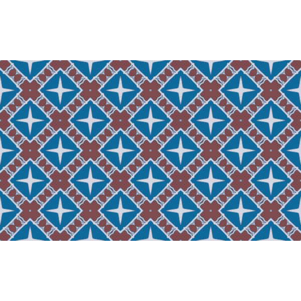 Retro pattern in red and blue