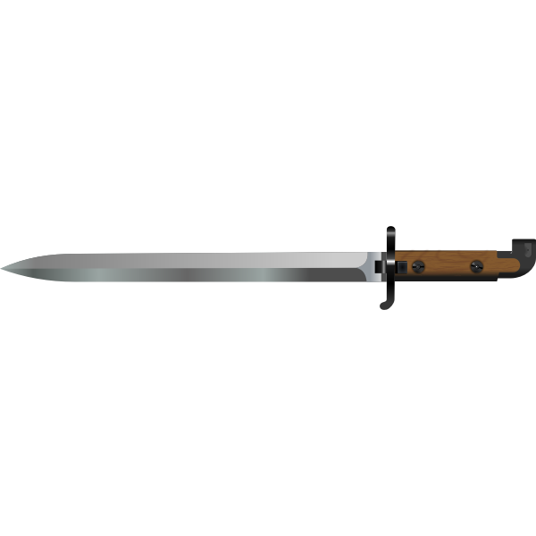 Bayonet vector image