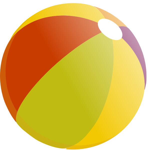 Beach ball vector clip art