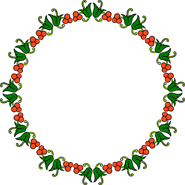 Berry Frame Decoration