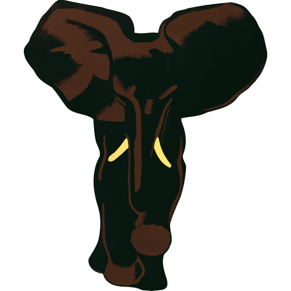 Big-eared elephant