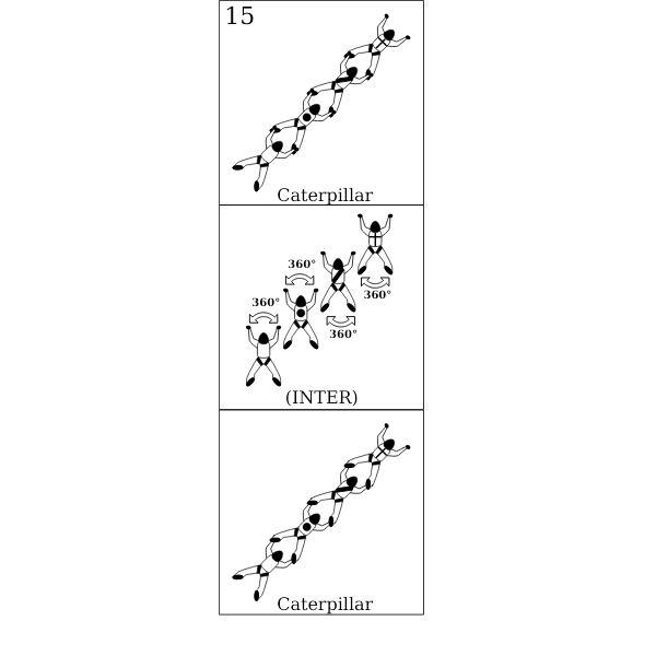 Bloc 15 - Vol relatif Ã  4, Block 15 - Formation Skydiving 4-Way
