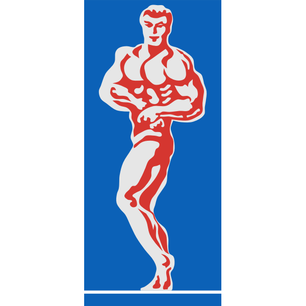 Bodybuilder vector image