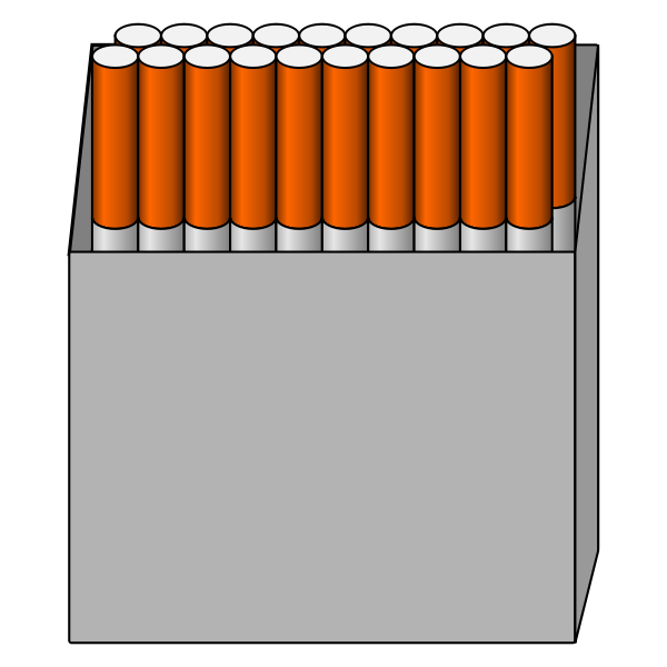 Box of 20 cigarettes