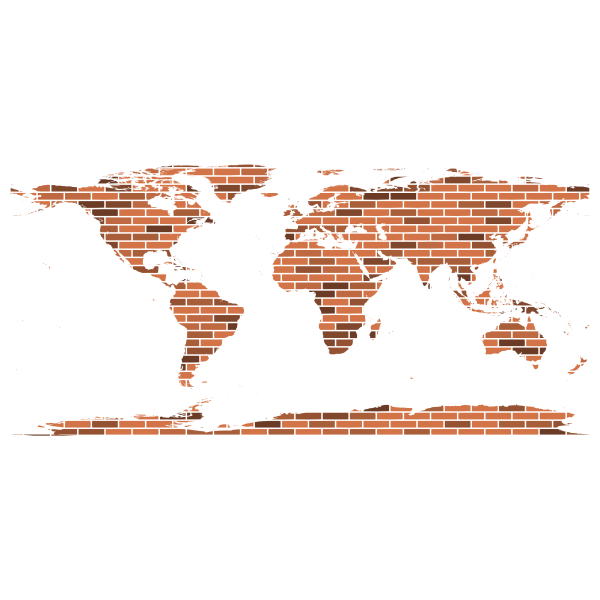 Bricks World Map