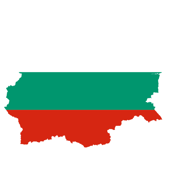 Bulgaria Map Flag