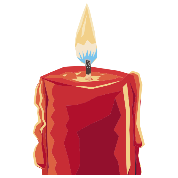 Burning Candle Clip Art