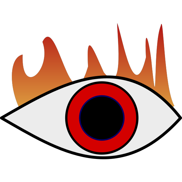 Burning eye