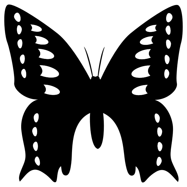 Butterfly Silhouette 9