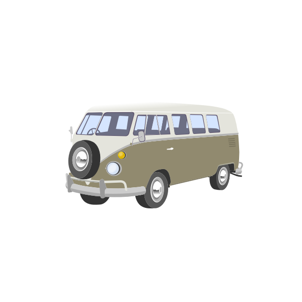 Camper van vector image