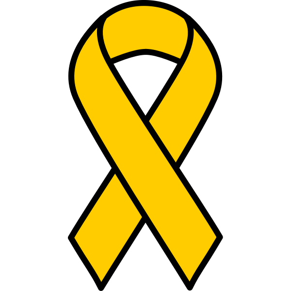 Yellow ribbon symbol