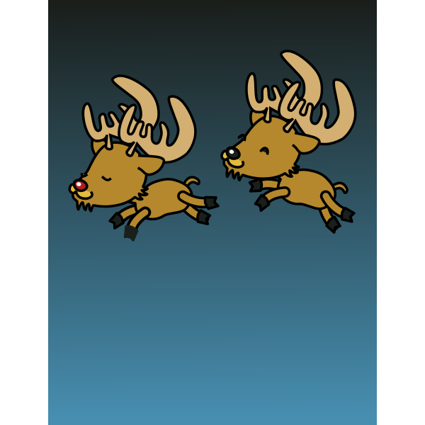 Caribou colored