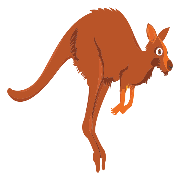 Cartoon kangaroo