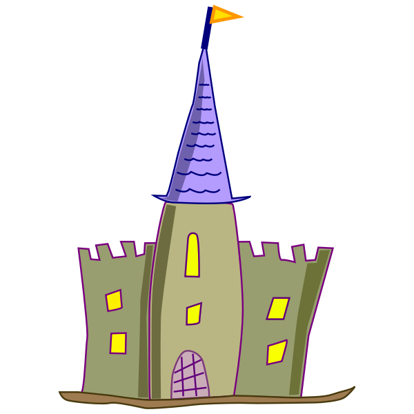 Cartoon castle