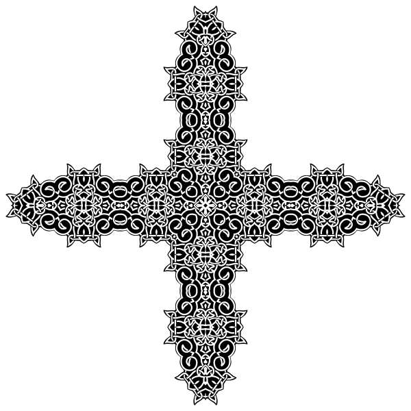 Celtic Knot Ornament Derivation Cross 2