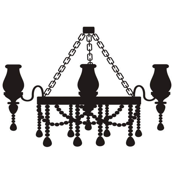 Chandelier Silhouette