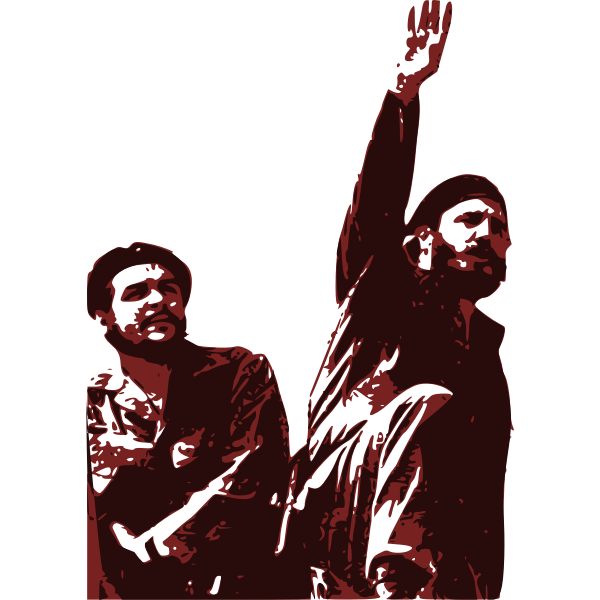 Che Guevara and Fidel Castro vector image