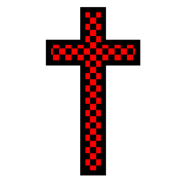 Checkered cross 2