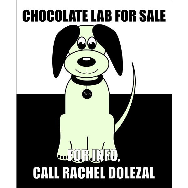 Selling dog