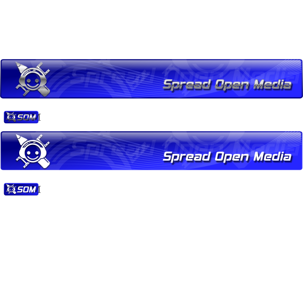 Chrisdesign SOM Banner blue silver white