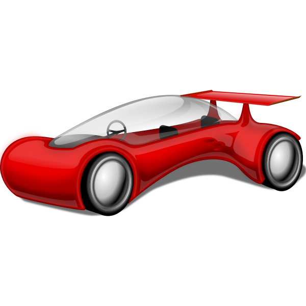 Future car vector image