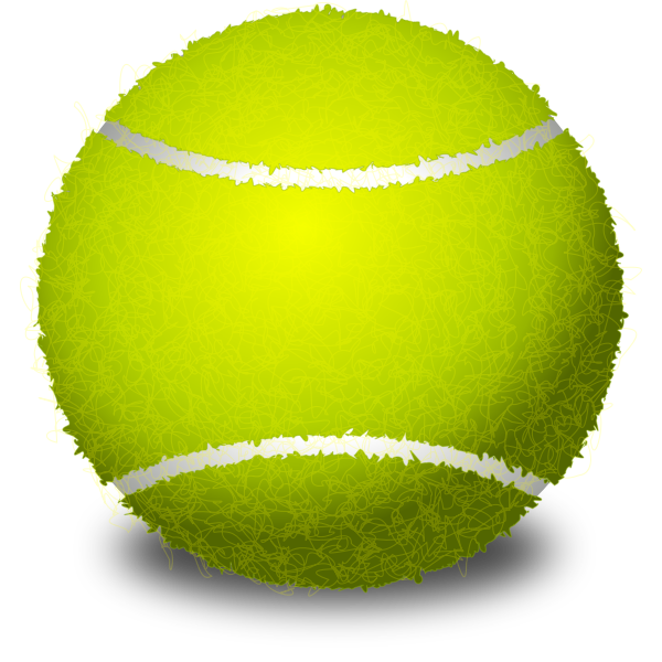 Tennis ball vector clip art