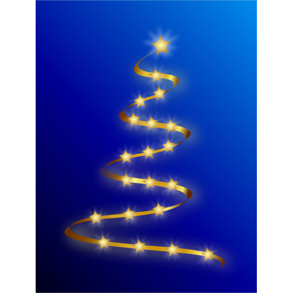 Abstract Christmas Tree Vector