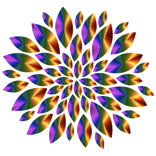 Chromatic Flower Petals 10