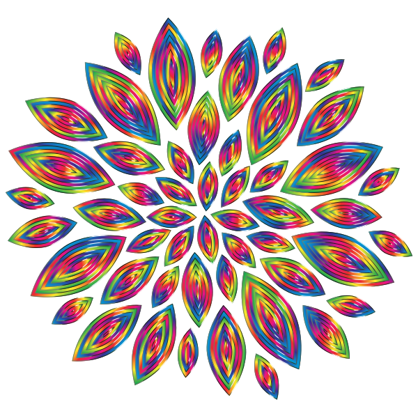 Chromatic Flower Petals 11