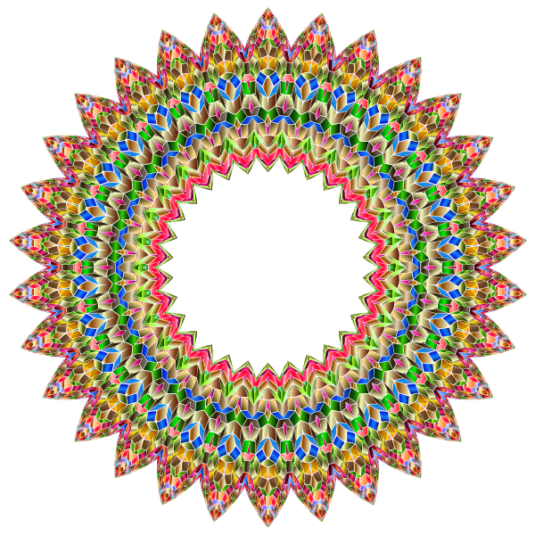 Chromatic Iridescent Mandala 2