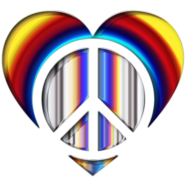 Chromatic Peace Heart