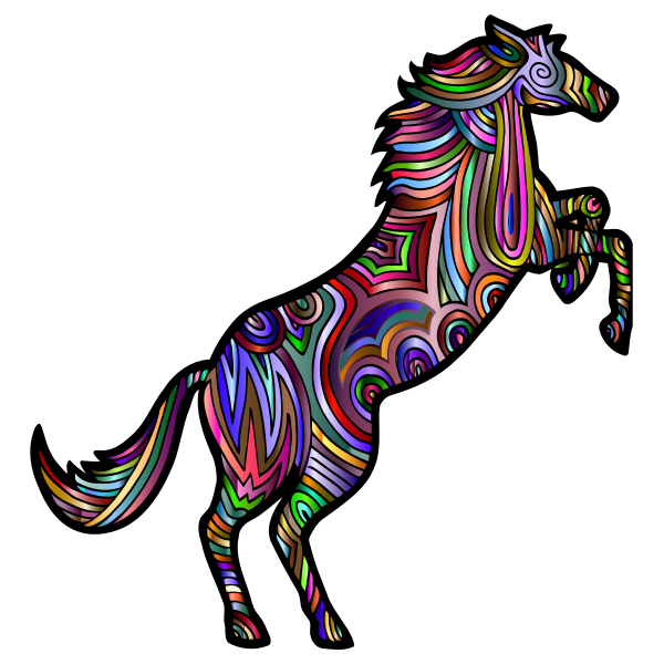 Chromatic Stylized Horse 2