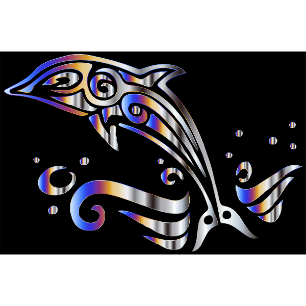 Chromatic Tribal Dolphin 4