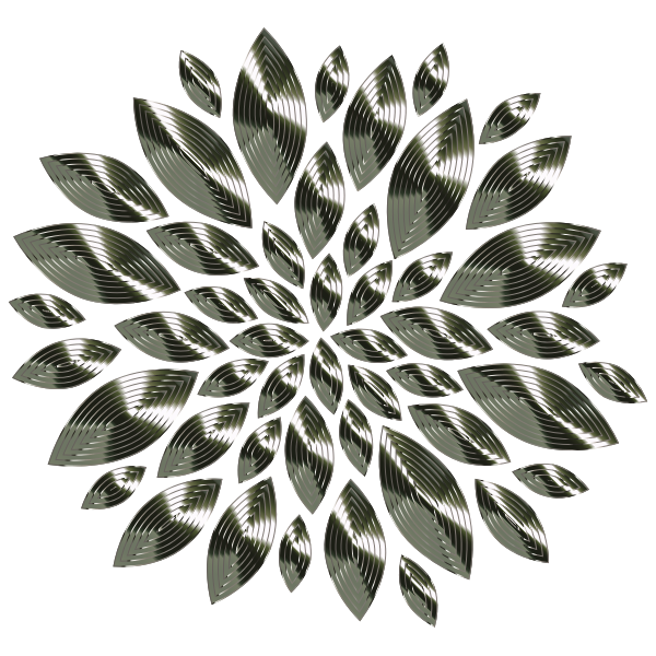 Chrome Flower Petals 2