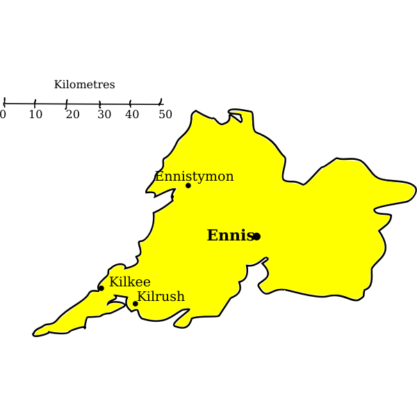 County Clare map