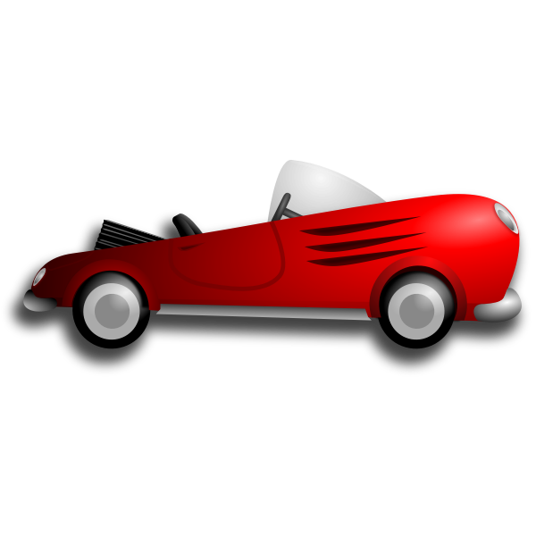 Photo-realistic vintage car vector clip art