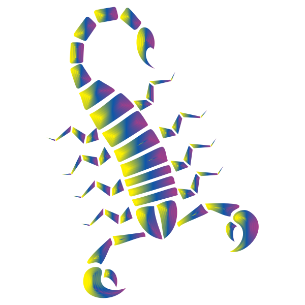 Colorful Abstract Tribal Scorpion 9