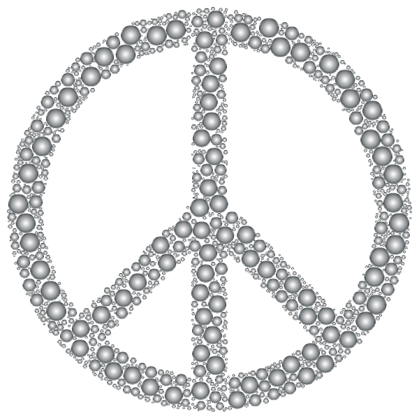 Colorful Circles Peace Sign 19 Without Background