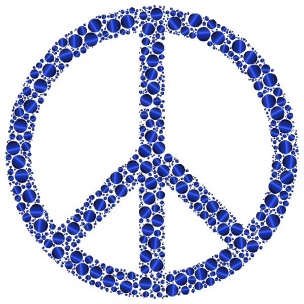 Colorful Circles Peace Sign 21 Without Background