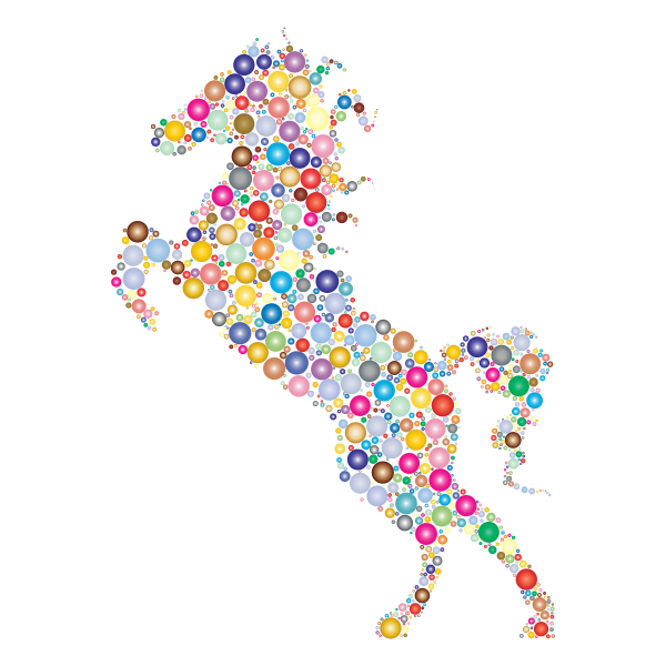 Colorful Circles Stallion 2