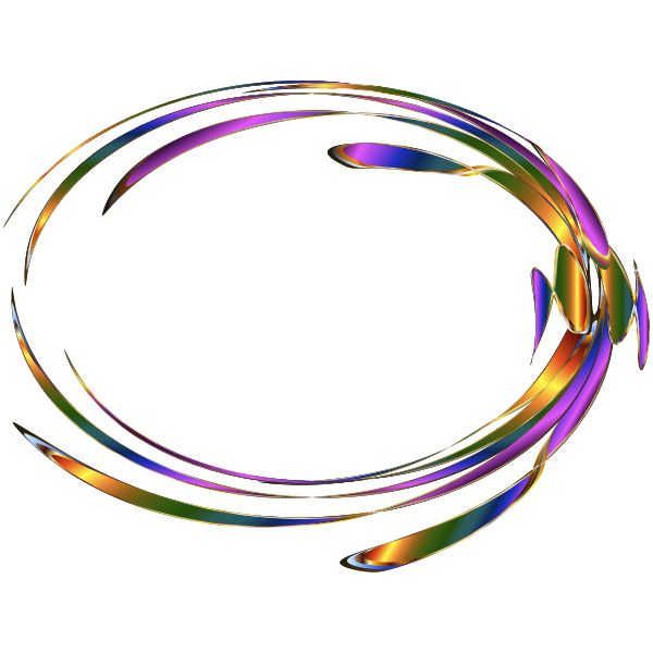 Colorful Elliptical Frame