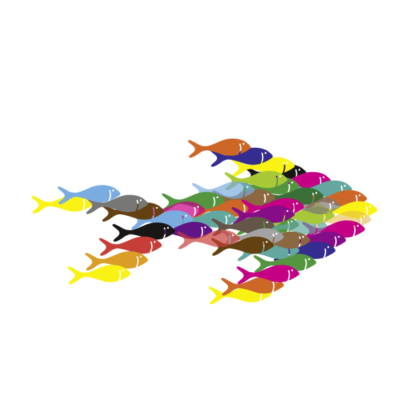 Colorful Fish Fractal