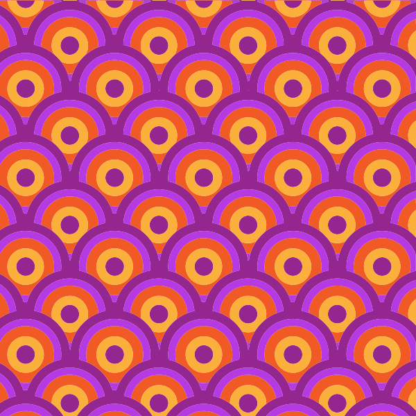 Retro circles background