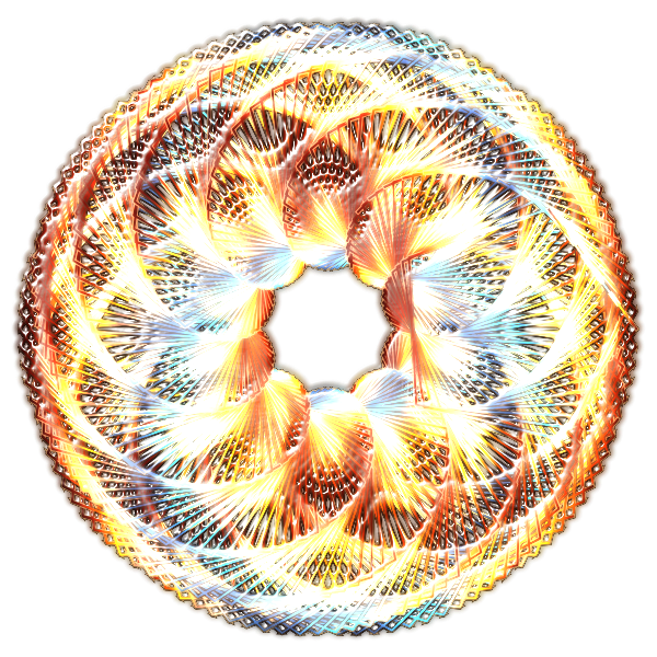 Colorful Spirograph Final Variation 2