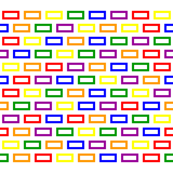 ColourfulBricksPatternNoBackground